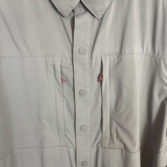 Duluth Alaskan Hardgear Full Stream Silt Gray Shirt Mens Vented XL Tall … - Picture 3 of 7